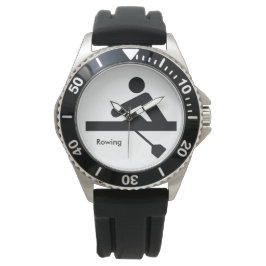 ROWEN | Rower zwart symbool Horloge