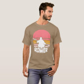 Rower Crew Rowing Row Sports friends T-shirt (Voorkant volledig)