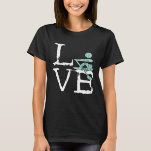 Rower Love Rowing Teams Coxswains Paddlers Crew SC T-shirt