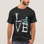 Rower Love Rowing Teams Coxswains Paddlers Crew SC T-shirt (Voorkant)