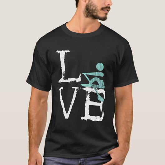 Rower Love Rowing Teams Coxswains Paddlers Crew SC T-shirt (Voorkant)