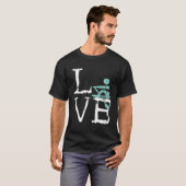 Rower Love Rowing Teams Coxswains Paddlers Crew SC T-shirt (Voorkant volledig)