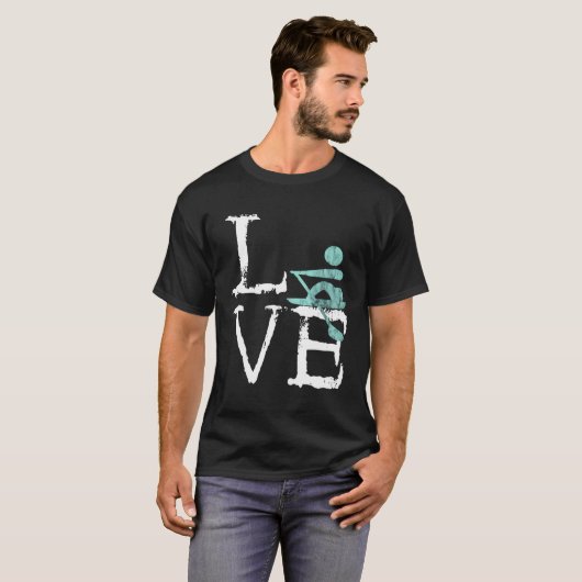 Rower Love Rowing Teams Coxswains Paddlers Crew SC T-shirt (Voorkant volledig)