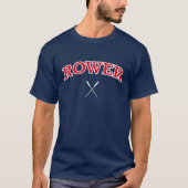 Rower voor roeipersoneel t-shirt (Voorkant)