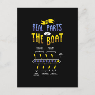 Rowerende vleugelboot briefkaart