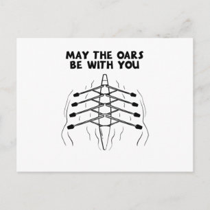 Rowerende vleugelboot briefkaart