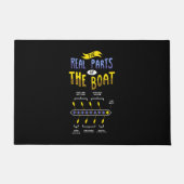 Rowerende vleugelboot deurmat (Voorkant)