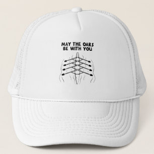 Rowerende vleugelboot trucker pet