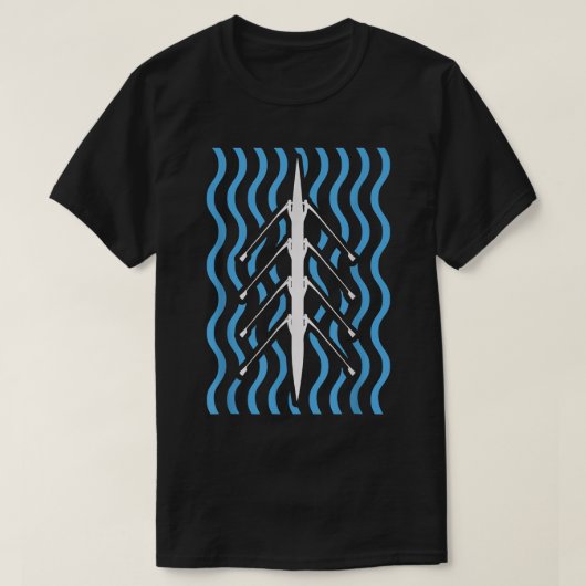 Rowermachine voor het roeperingsteam t-shirt (Design voorkant)