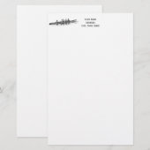 Rowerploeg Watersport Briefpapier (Voorkant / Achterkant)