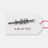 Rowerploeg Watersport Cadeaulabel (Voorkant (Horizontaal))