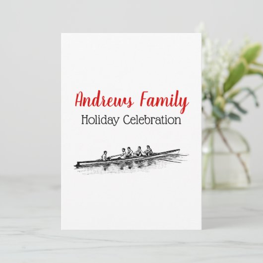 Rowerploeg Watersport Kaart (Staand voorkant)