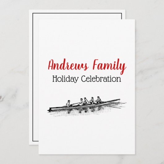 Rowerploeg Watersport Kaart (Voorkant / Achterkant)