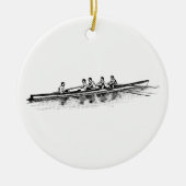Rowerploeg Watersport Keramisch Ornament (Voorkant)