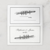 Rowerploeg Watersport Plaatskaartje (Buitenkant ongevouwen)