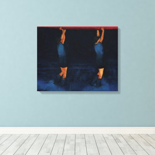 Rowers 2010 canvas afdruk (Insitu (Houten vloer))