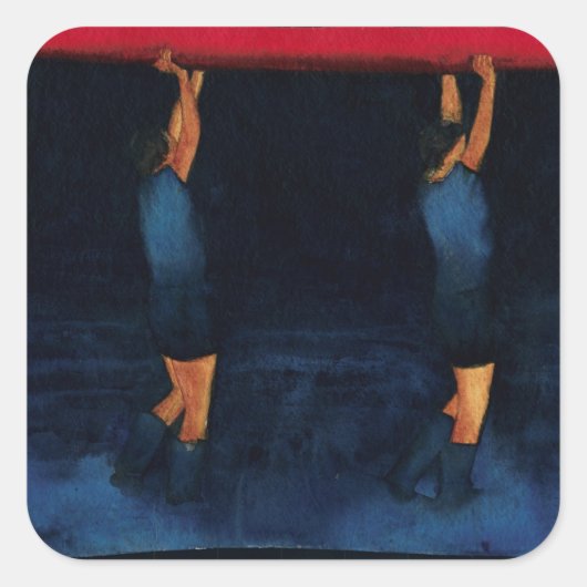 Rowers 2010 vierkante sticker (Voorkant)