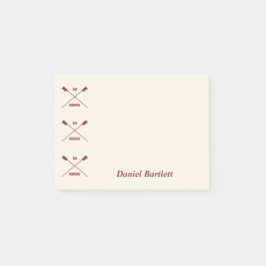 Rowers geïndividualiseerde oar-inspirerende roomma post-it® notes