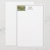  Rowers Race Boat Race Briefpapier (Voorkant / Achterkant)