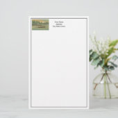  Rowers Race Boat Race Briefpapier (Staand voorkant)