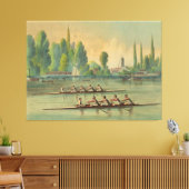  Rowers Race Boat Race Canvas Afdruk (Insitu (Woonkamer))