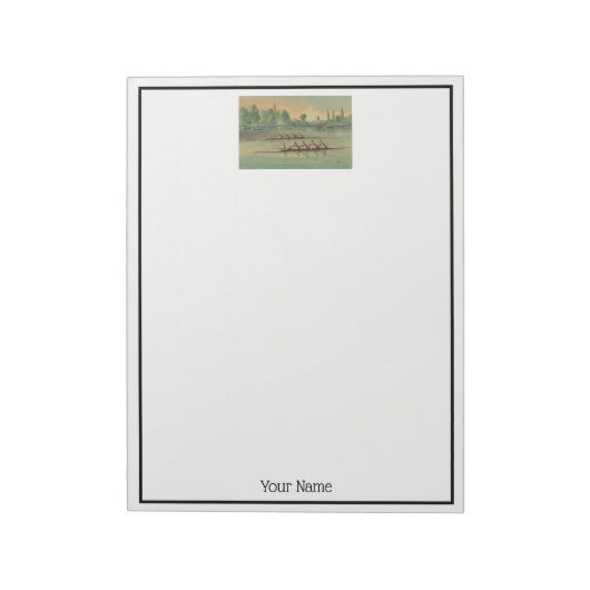  Rowers Race Boat Race Notitieblok (Linkerzijde)