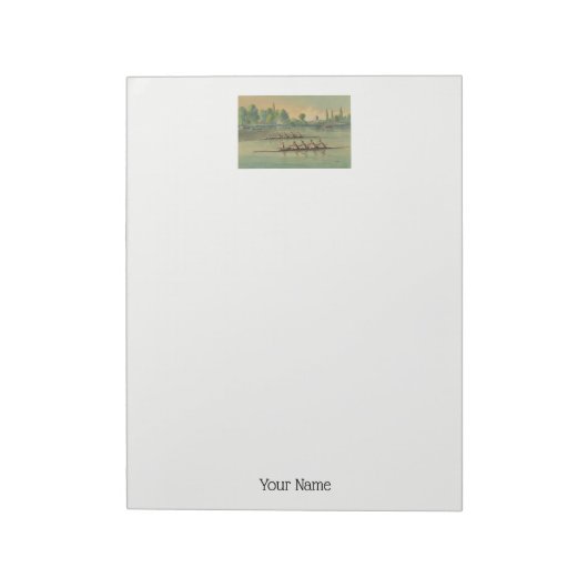  Rowers Race Boat Race Notitieblok (Linkerzijde)