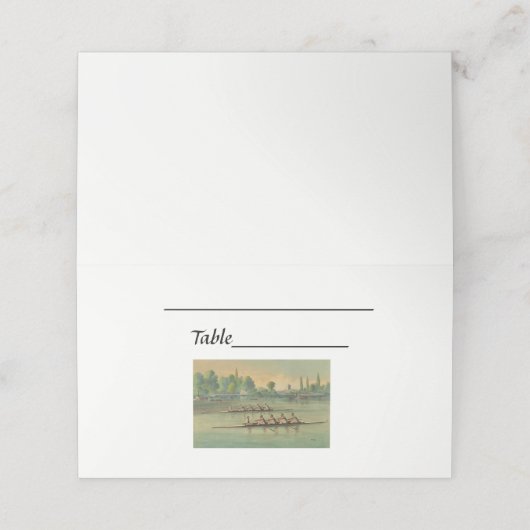  Rowers Race Boat Race Plaatskaartje (Buitenkant ongevouwen)