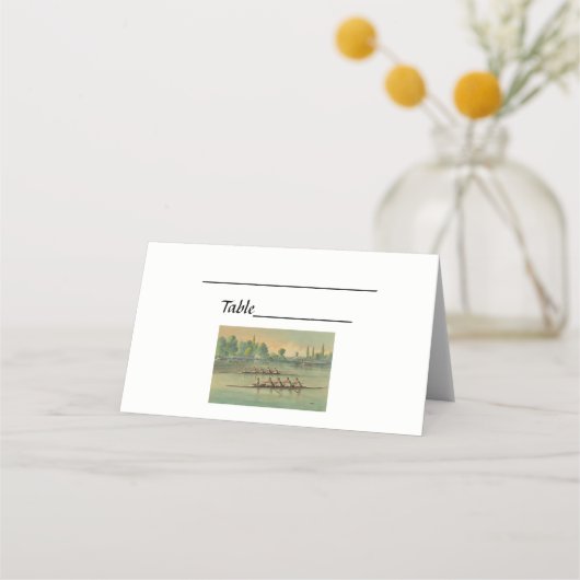  Rowers Race Boat Race Plaatskaartje (Voorkant)