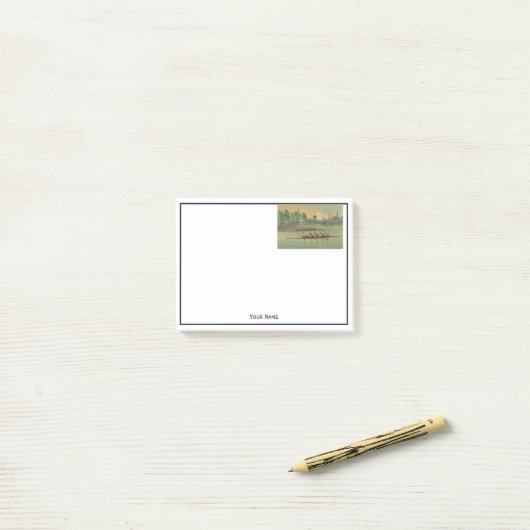  Rowers Race Boat Race Post-it® Notes (Op bureau)
