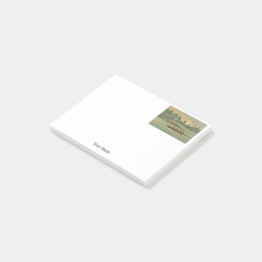 Rowers Race Boat Race Post-it® Notes (Schuin)