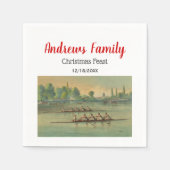  Rowers Race Boat Race Servet (Voorkant)