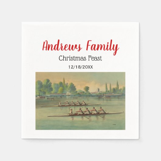  Rowers Race Boat Race Servet (Voorkant)