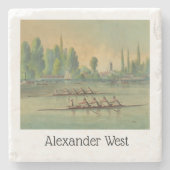  Rowers Race Boat Race Stenen Onderzetter (Voorkant)