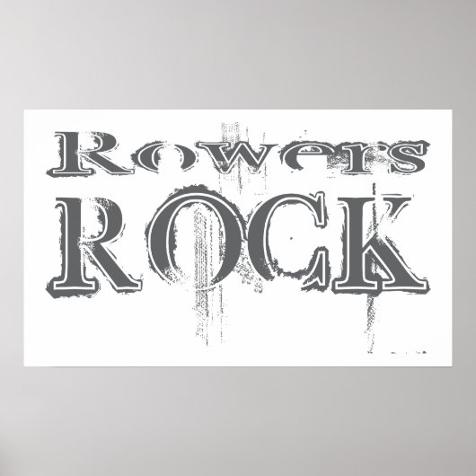 Rowers Rock Poster (Voorkant)