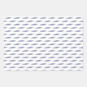 Rowers team water sport Red Grn Blue Inpakpapier Vel (Voorkant 3)