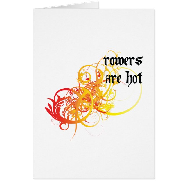 Rowers zijn warm (Voorkant)