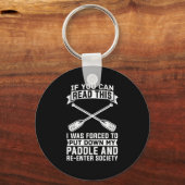 Rowerteam voor roeipersoneel sleutelhanger (Voorkant)