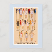  rowing 1908 universiteitsmedewerkers briefkaart (Voorkant)