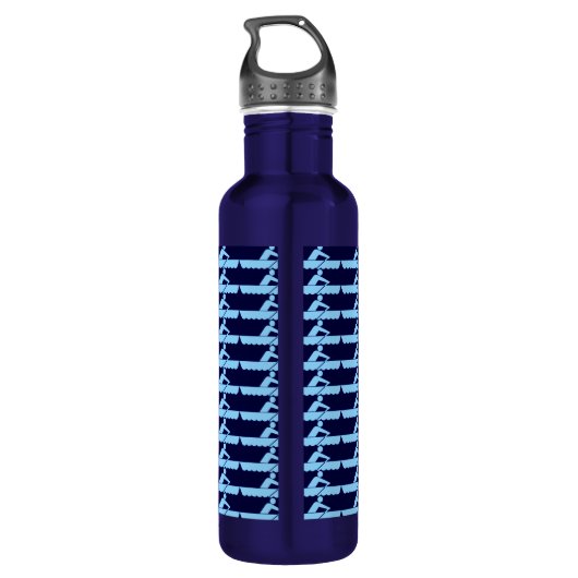 Rowing-BlueBkg Waterfles (Achterkant)