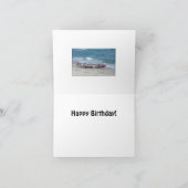 Rowing Boat Birthday-kaart Kaart (Binnen)