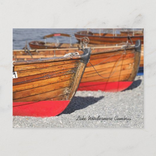 Rowing Boats bij Windermere Briefkaart (Voorkant)