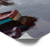 rowing boats moored at ross castle in killarney co poster (Hoek)