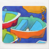 Rowing Boats Mousemat Muismat (Voorkant)