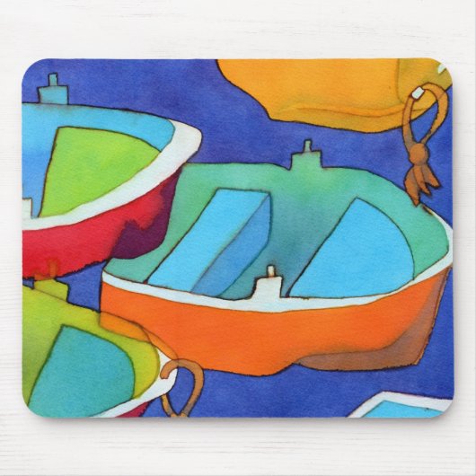 Rowing Boats Mousemat Muismat (Voorkant)