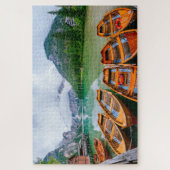 Rowing Boats op het Alpenmeer Legpuzzel (Verticaal)