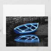 Rowing Boats-uitnodiging Kaart (Voorkant / Achterkant)