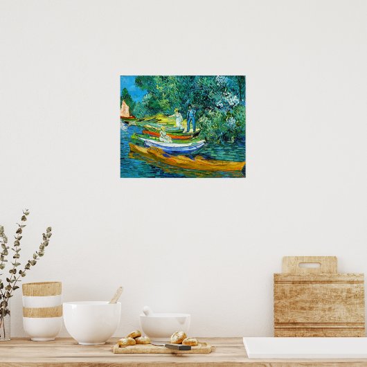 Rowing Boats (van Gogh) Poster (Keuken)