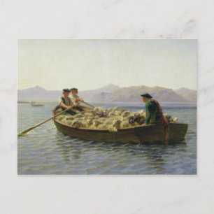 Rowing-boot, 1863 briefkaart