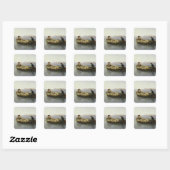 Rowing-boot, 1863 vierkante sticker (Vel)